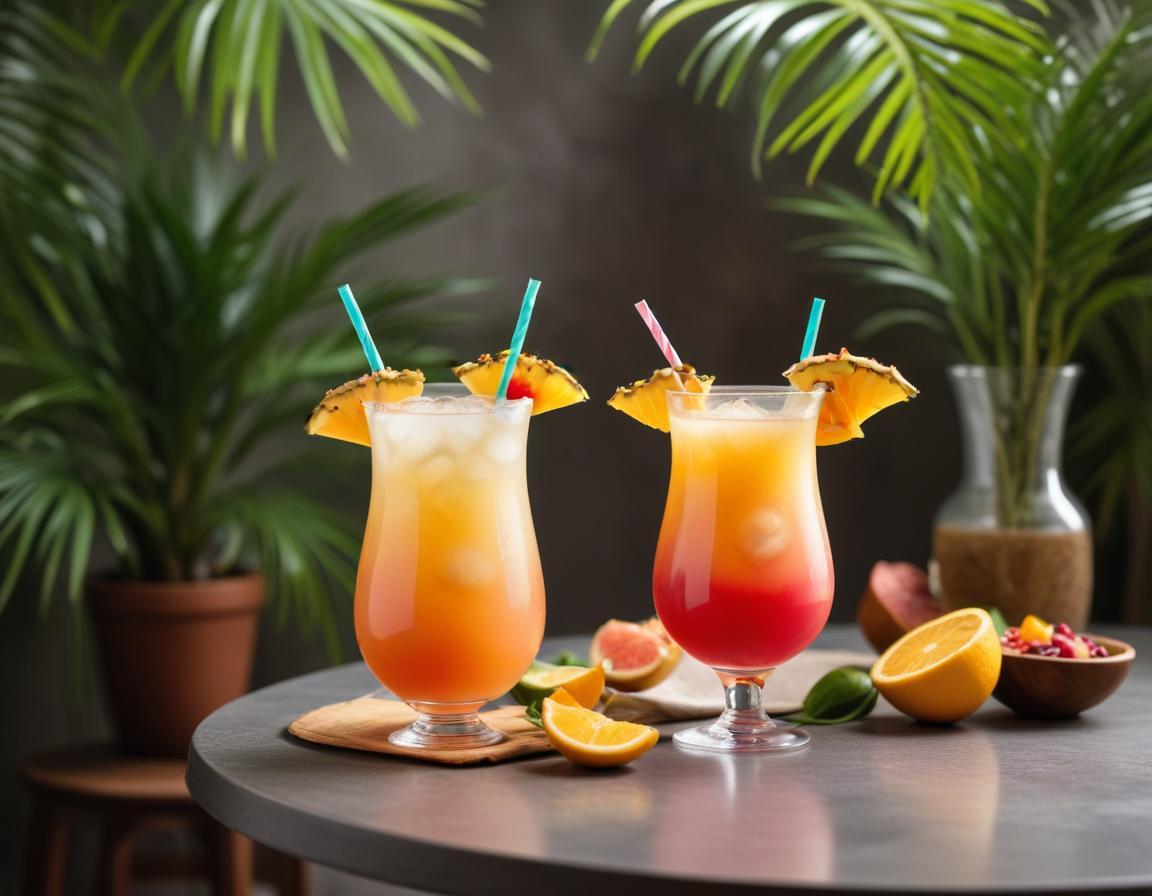 Brume Tropicale : Cocktail Exotique Sans Alcool