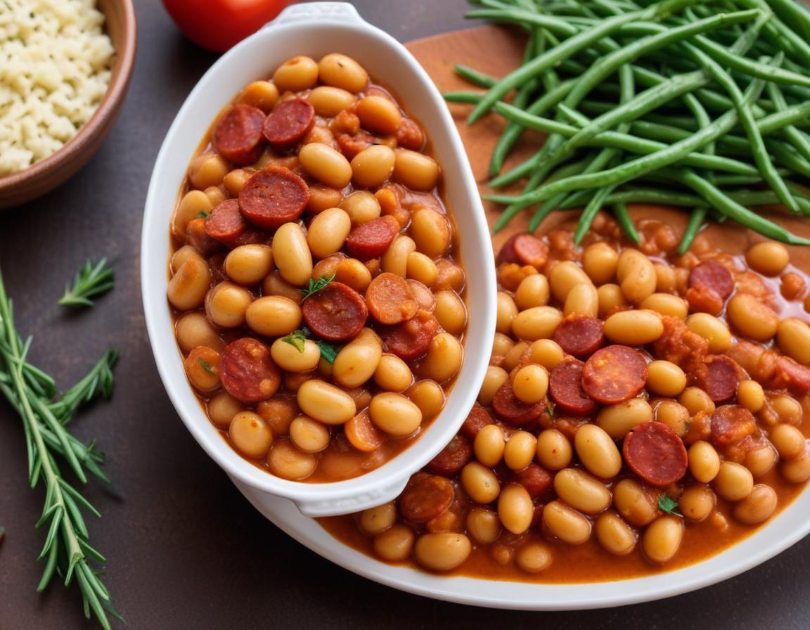 Poêlée gourmande de haricots blancs au chorizo