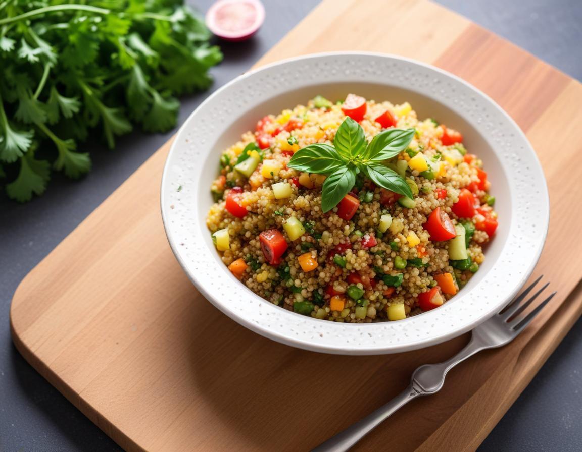 Taboulé de quinoa aux légumes du soleil