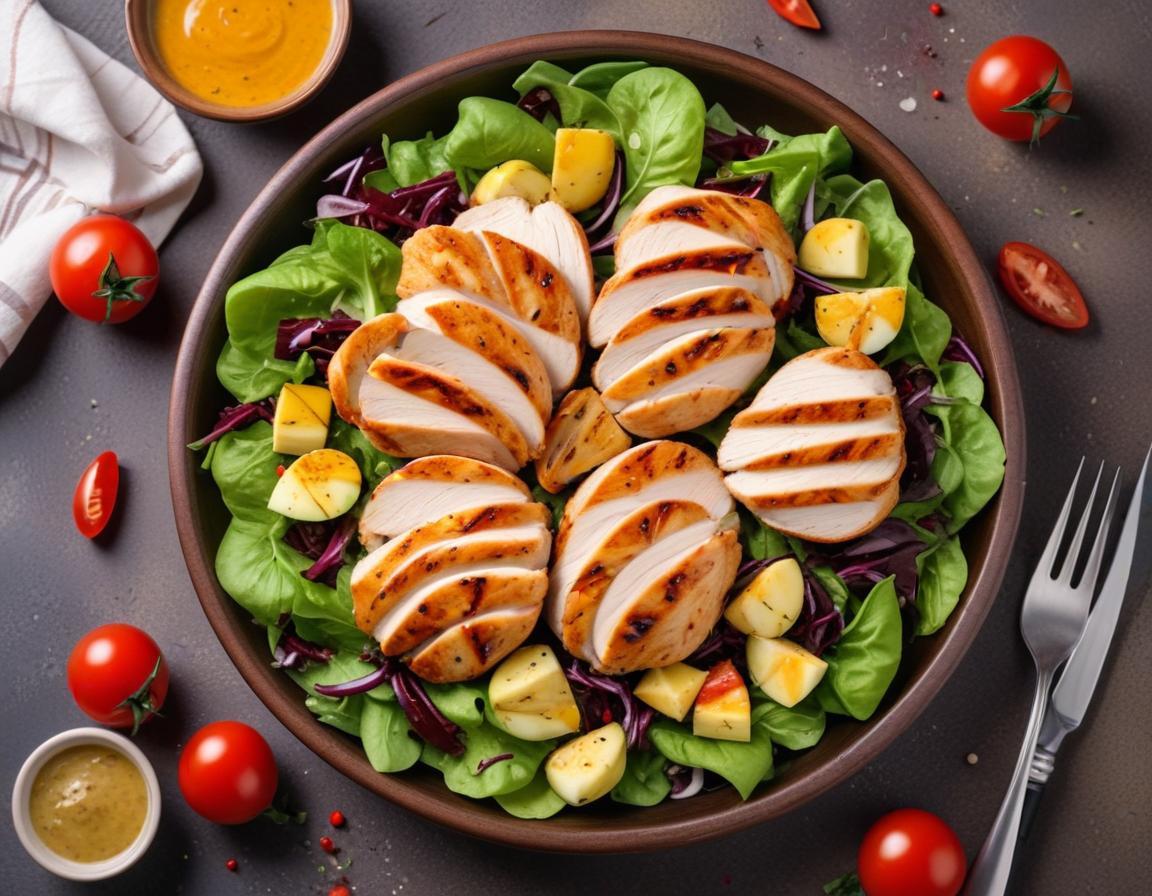 Salade Composée au Poulet Grillé
