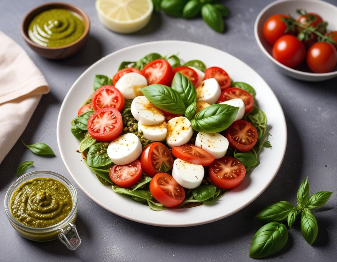 Salade Caprese au Pesto