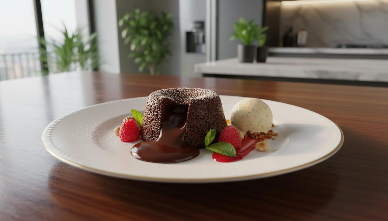 Le Fondant Infiltré au Chocolat Noir