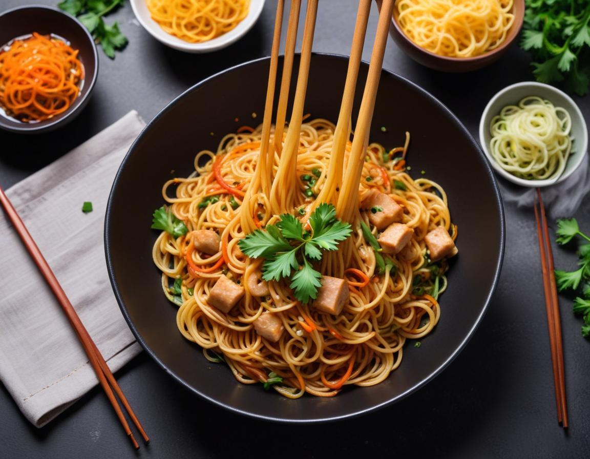 Nouilles sautées façon asiatique
