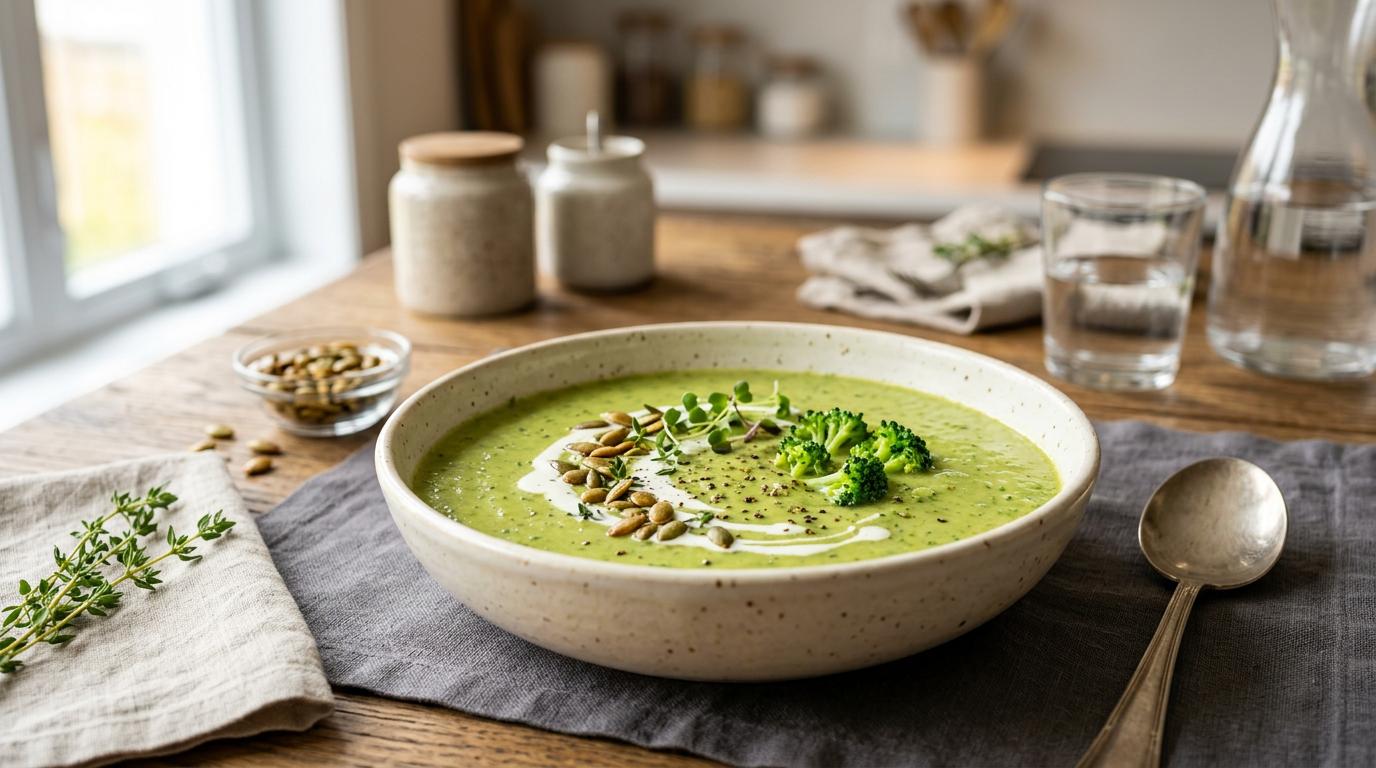 Velouté Protéiné de Brocoli, Courgette et Pommes de Terre