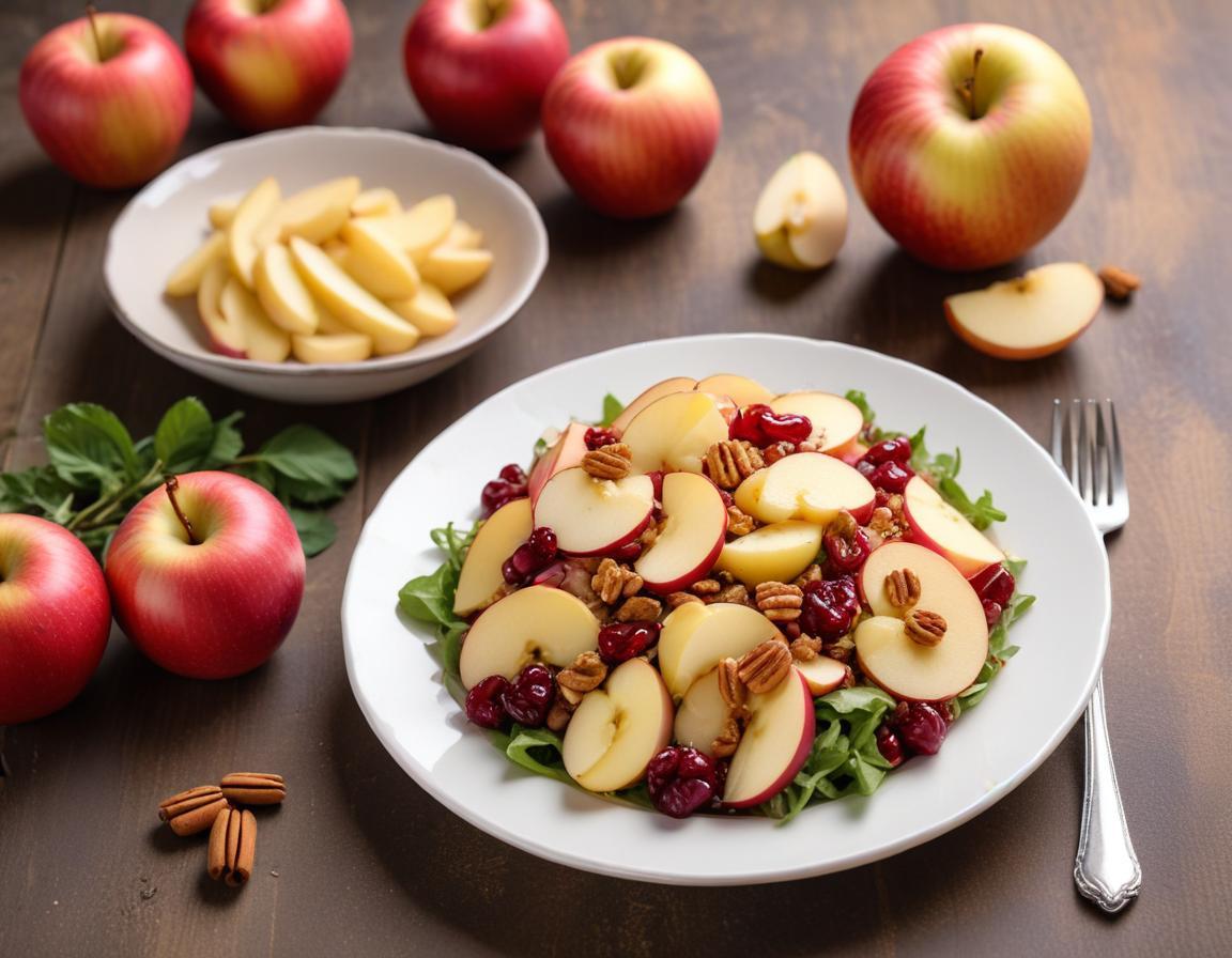 Salade de Chou Rouge Croquante aux Pommes et Noix