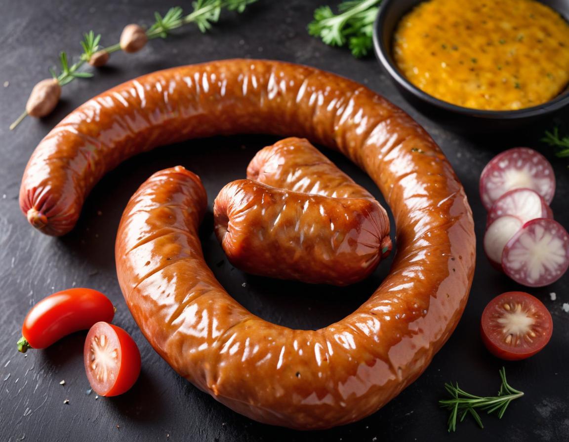 Saucisse de Montbéliard croustillante à l'Air Fryer