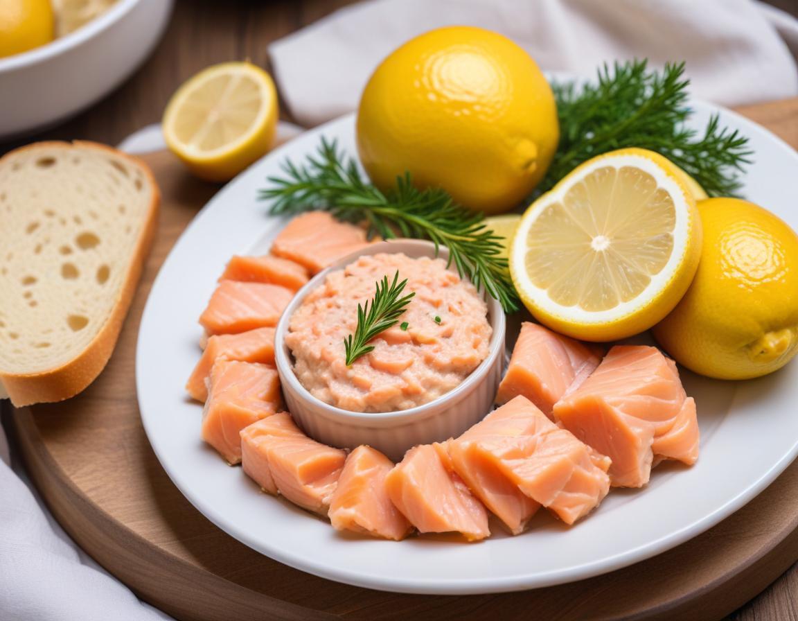Rillettes de Saumon Fumé Fraîches au Citron et à l'Aneth