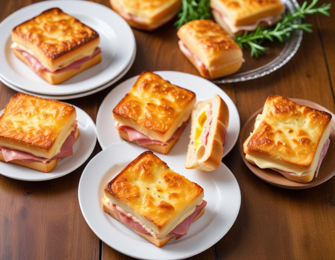 Mini Croques-Monsieur au Jambon Fumé