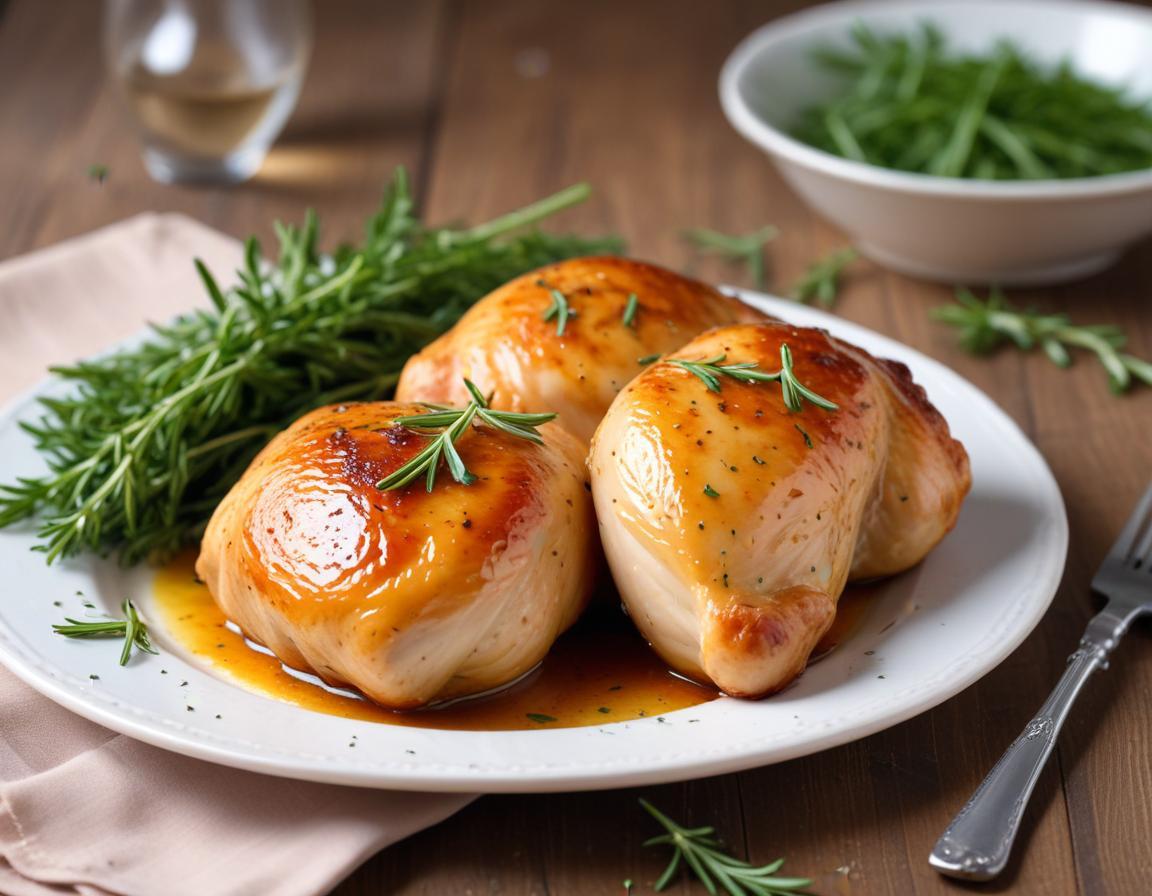 Poulet Rôti Fondant aux Herbes de Provence