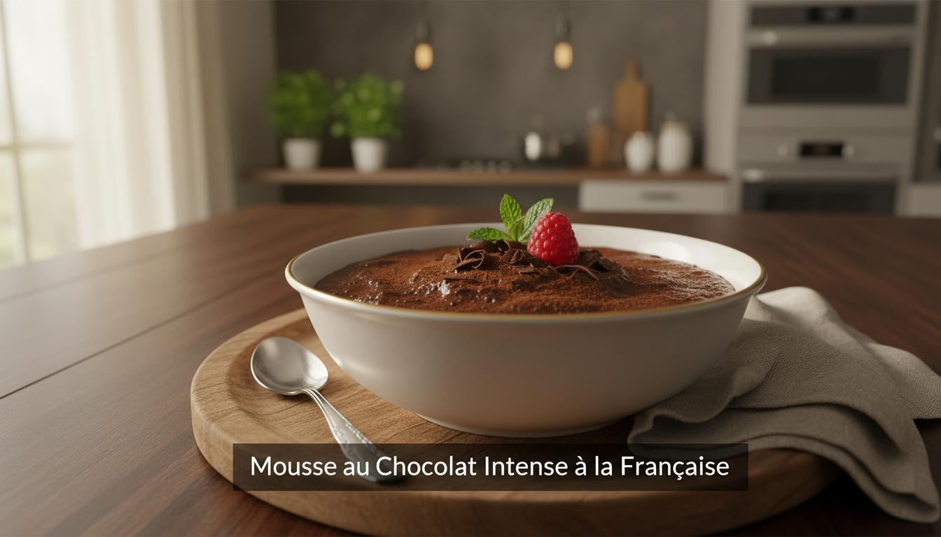 Mousse au Chocolat Intense à la Française