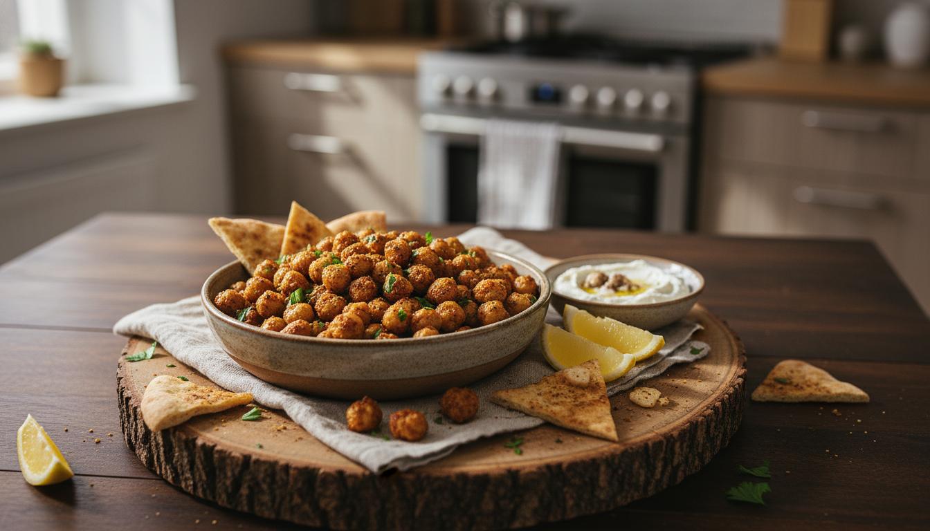 Pois Chiches Grillés Croustillants au Airfryer Cosori