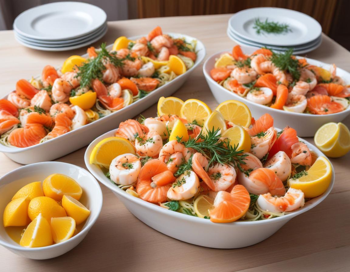 Verrines Écume de Mer et Agrumes Délicats