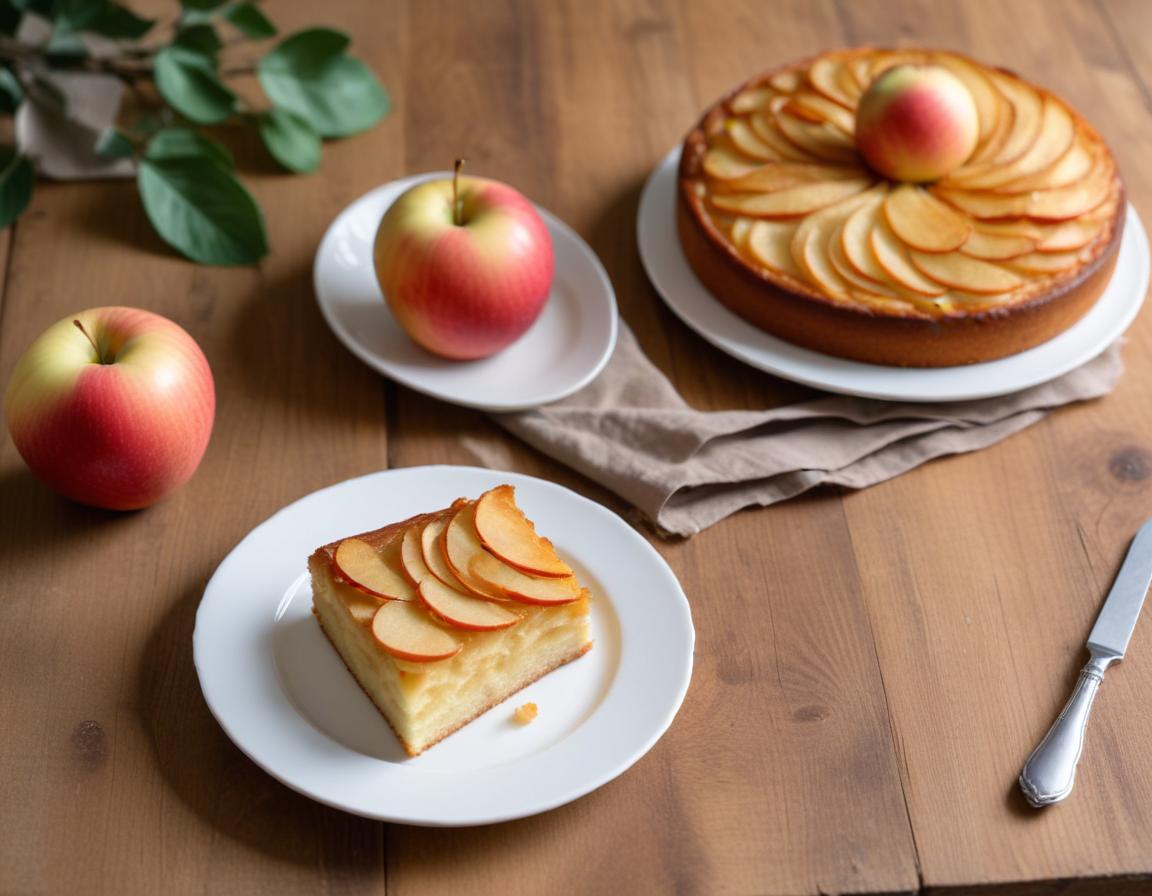 Gâteau Invisible aux Pommes