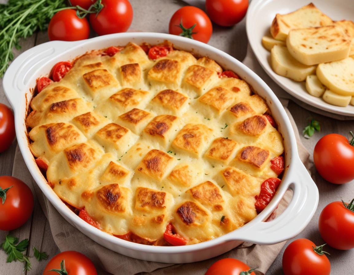 Gratin de Tofu aux Pommes de Terre et Tomates