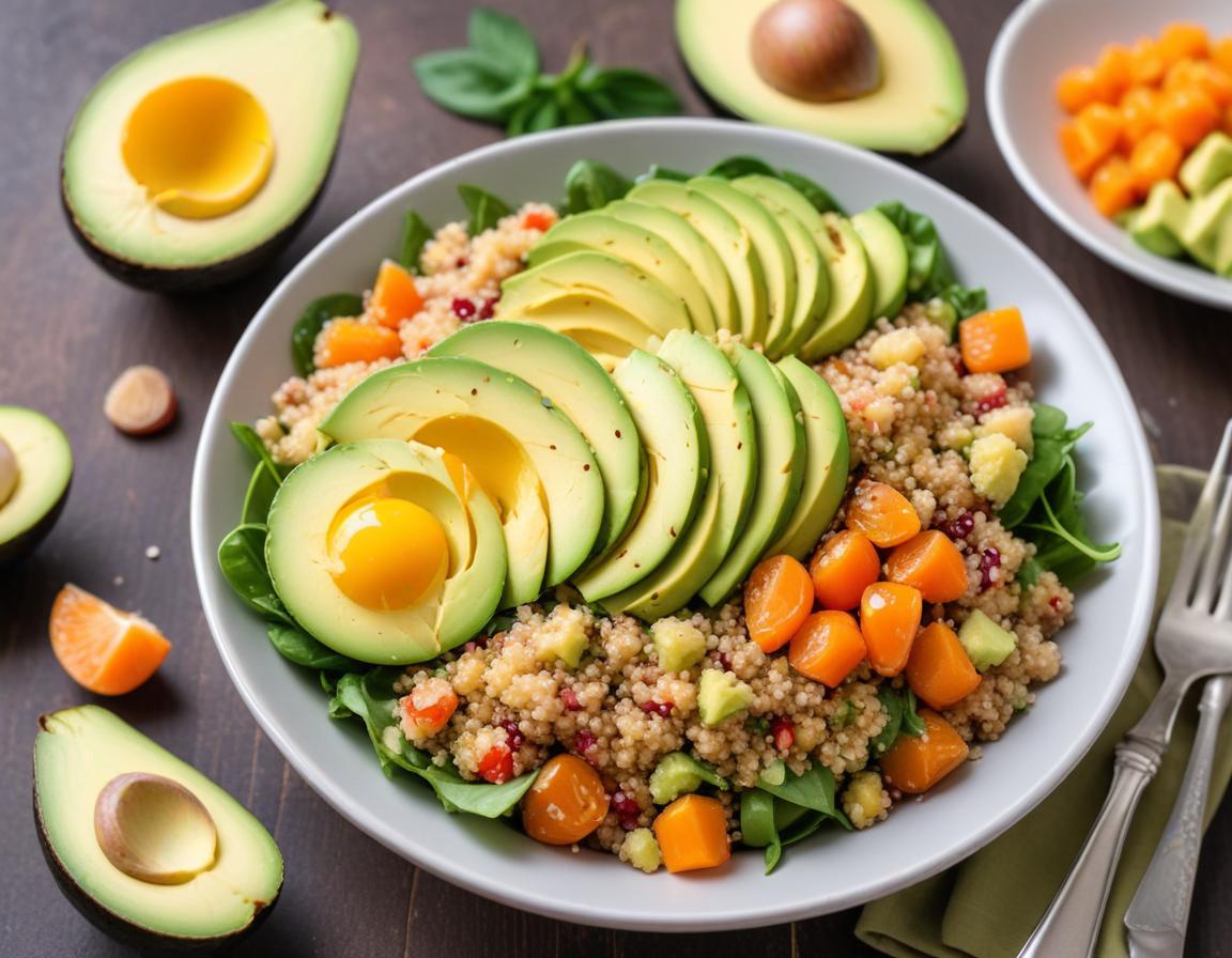 Salade de Quinoa aux Clémentines et Avocat