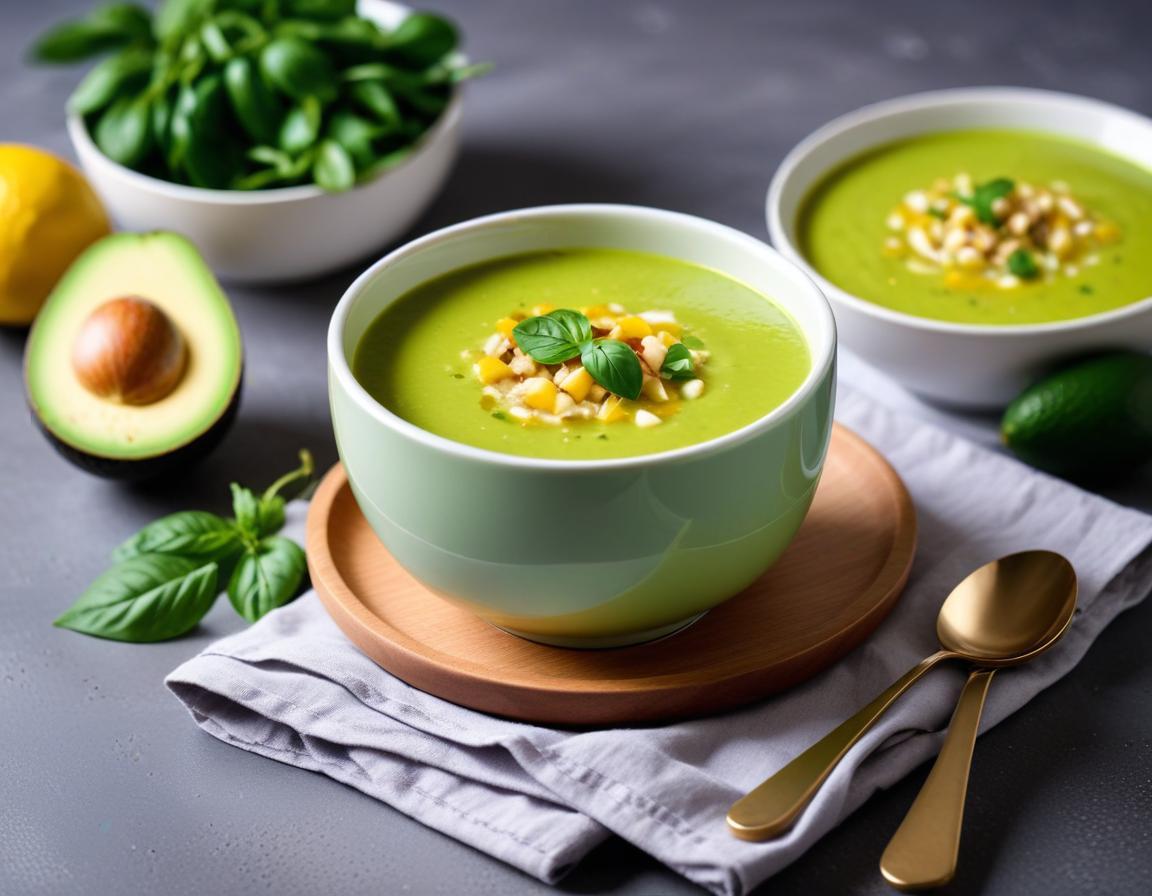 Soupe Fraîcheur Avocat-Citron Vert