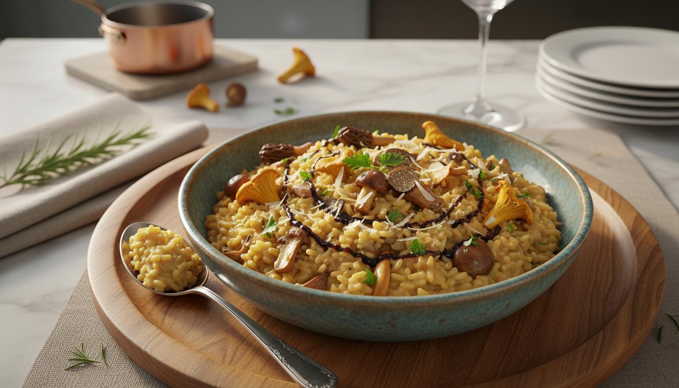Le Risotto Mystère aux Champignons Sauvages