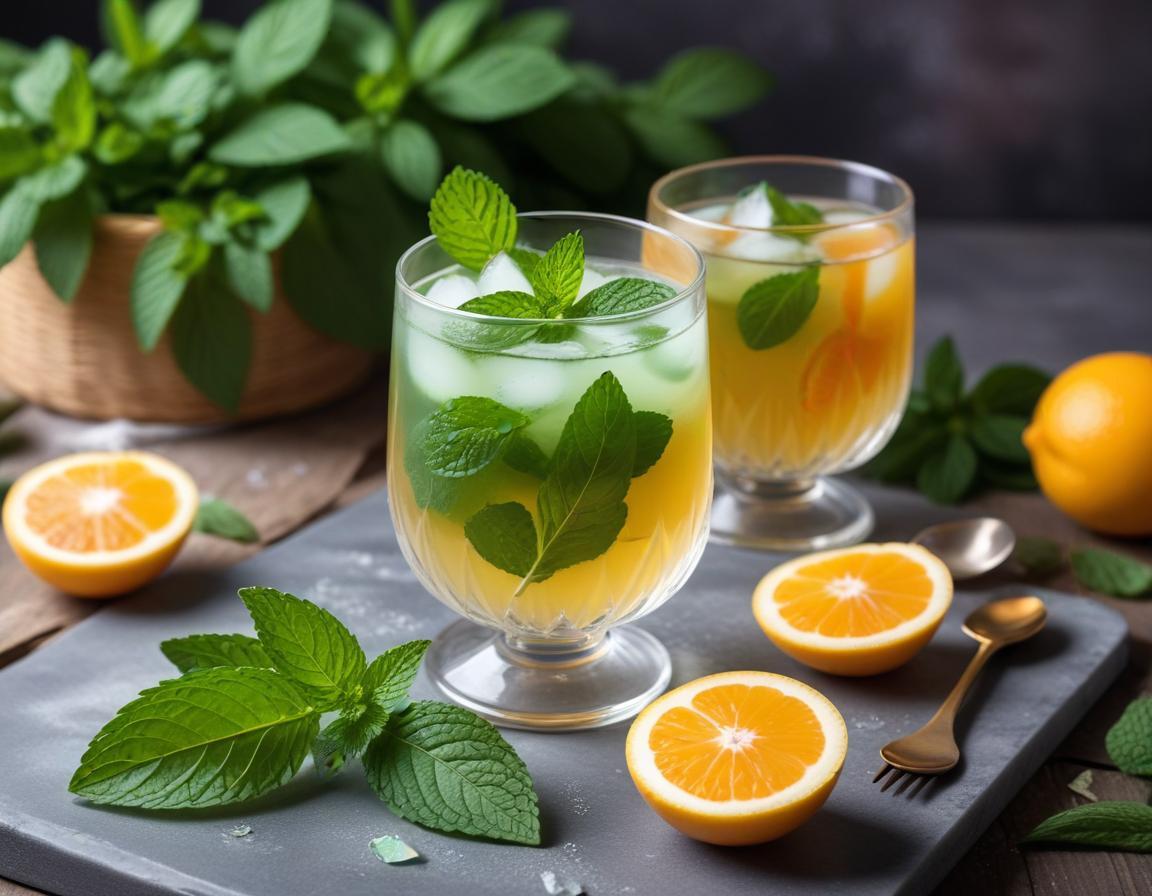 Thé Glacé Pêche-Menthe Maison