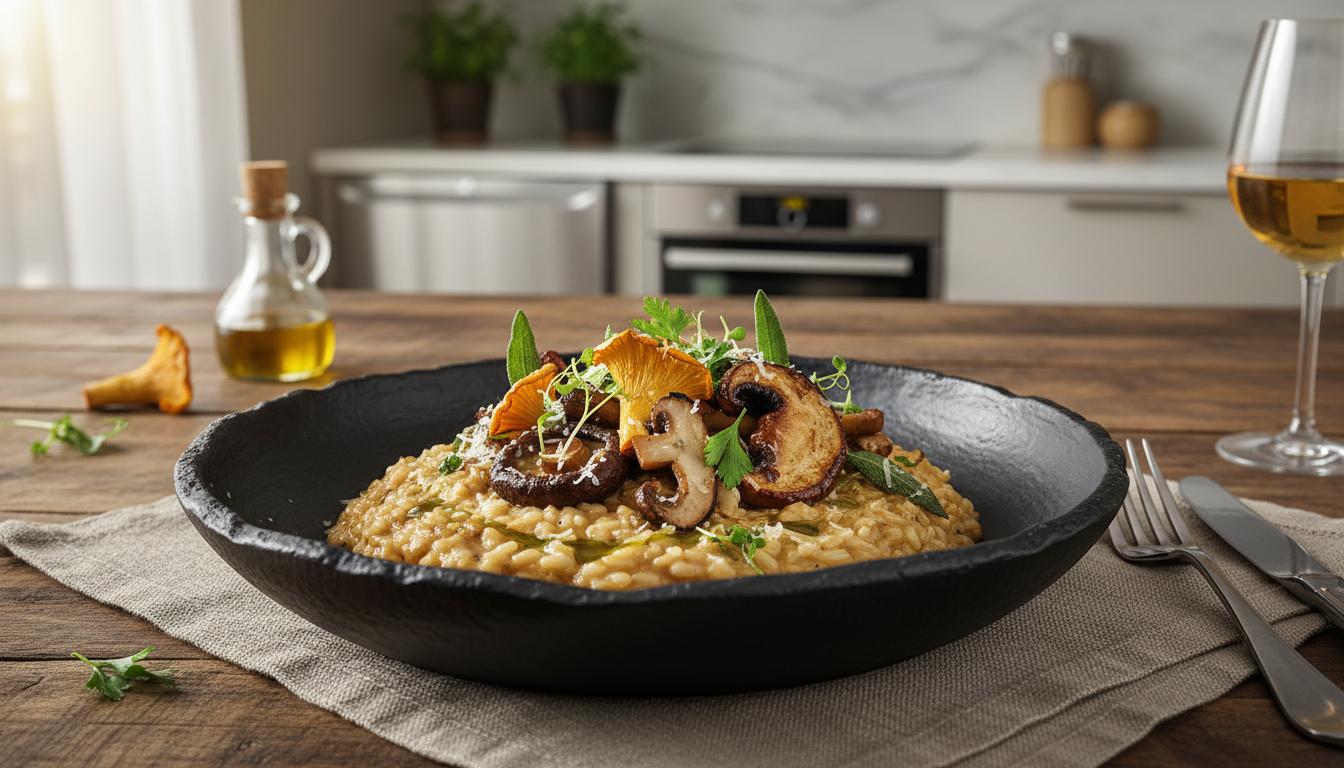 Le Risotto de l'Infiltré aux Champignons