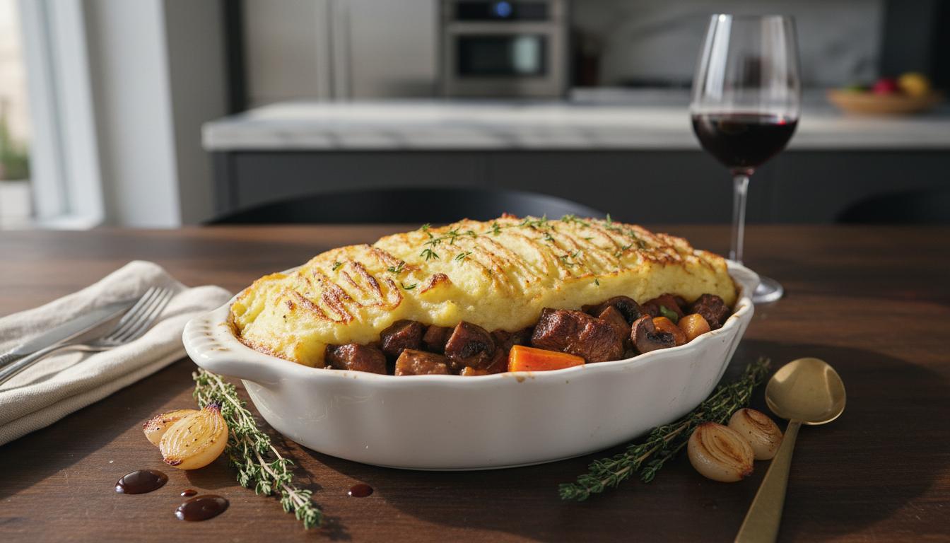 Parmentier de Rôti à l'Ancienne