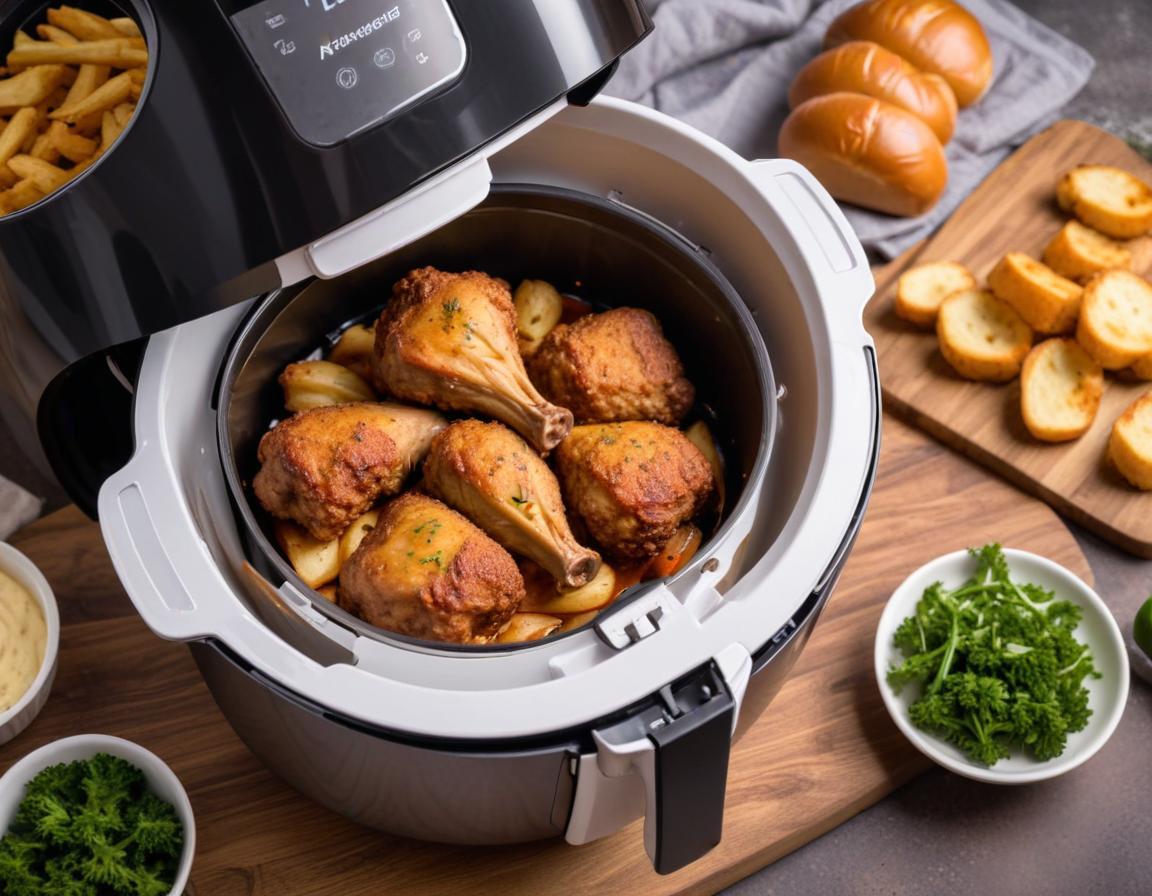 Collier d'agneau croustillant à l'air fryer