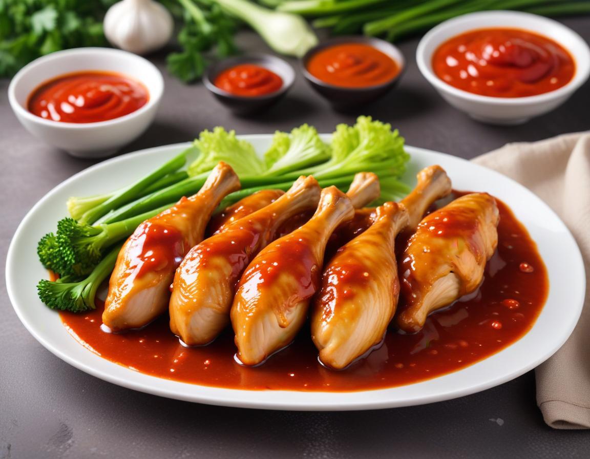 Pilons de Poulet Caramélisés Sauce Sriracha