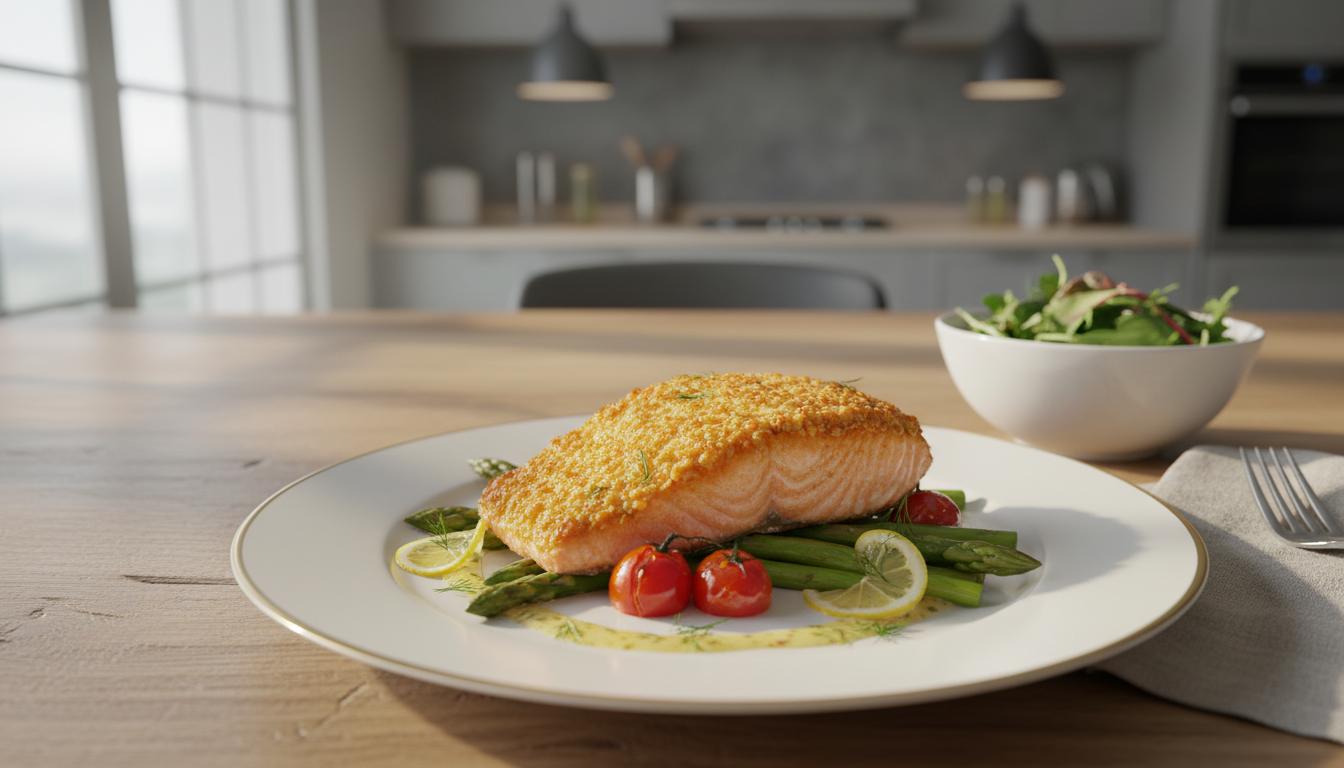 Pavé de Saumon Croustillant à l'Air Fryer