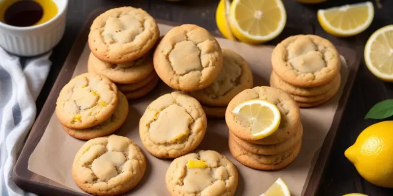 Cookies Salés Artichauts et Citron