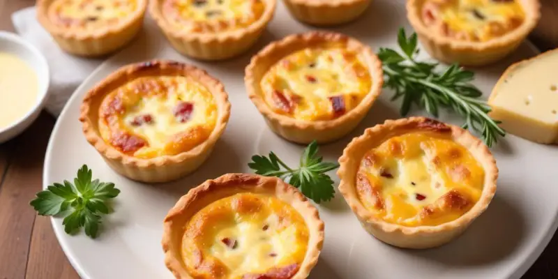 Mini Quiches Lardons et Emmental