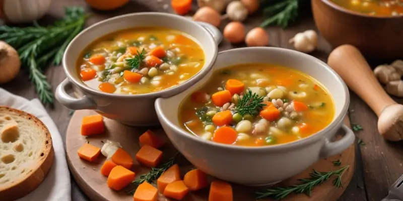 Soupe Rustique aux Légumes d'Hiver