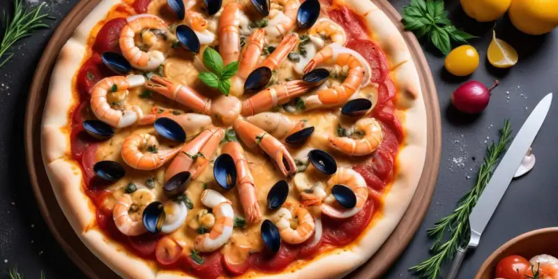 Pizza aux Fruits de Mer Frais