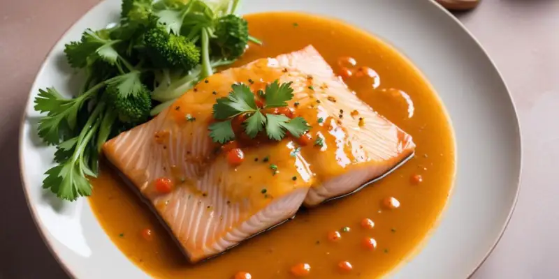 Poisson vapeur sauce gingembre
