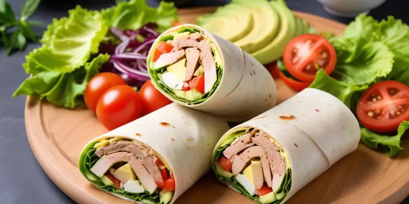 Wrap Thon, Avocat et Salade Fraîcheur