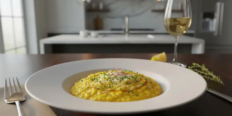 Risotto Crémeux au Safran