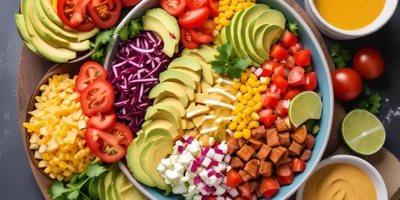 Salade Mexicaine Fraîche et Colorée