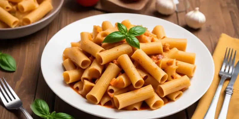 Rigatoni al Tonno e Capperi