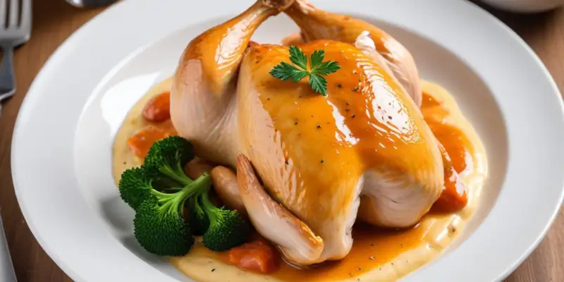 Emincé de poulet à la crème