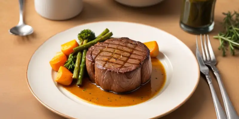 Filet mignon à la moutarde au Cookeo