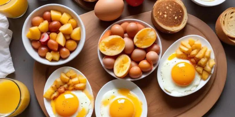 Brunch rapide : Oeufs brouillés crémeux, pain grillé & fruits frais