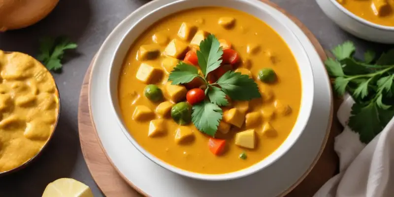 Curry crémeux de légumes au lait de coco