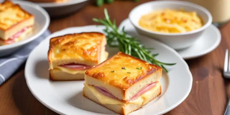 Mini croque-monsieur au comté