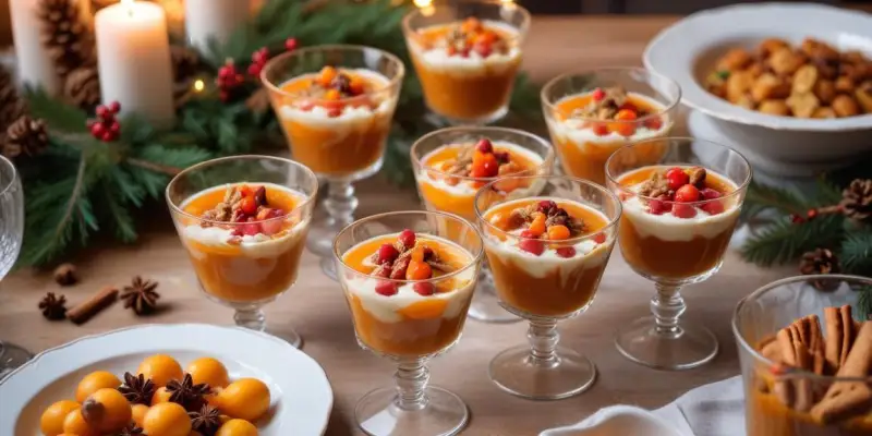 Verrines Festives aux Saveurs d'Hiver