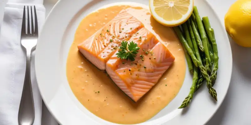 Pavé de Saumon Sauce Citron