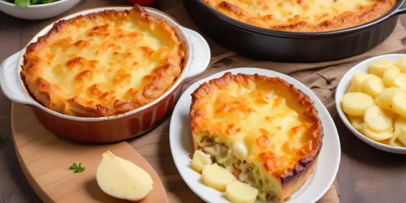 Gratin Dauphinois Traditionnel et Salade Croquante