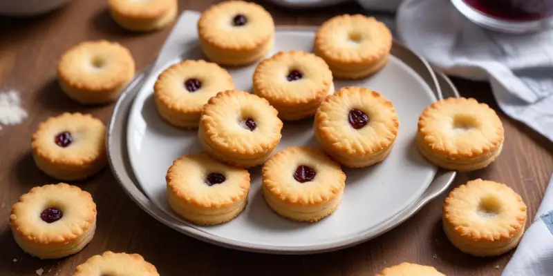 Mini Sablés au Parmesan et Raisins Secs