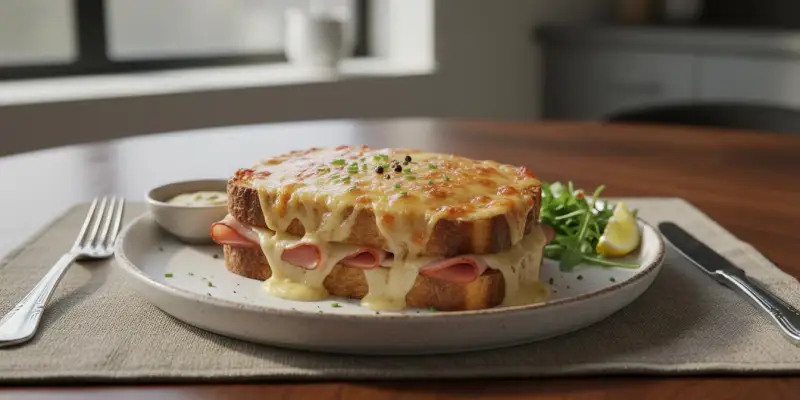 Croque-Monsieur Croustillant à l'Air Fryer