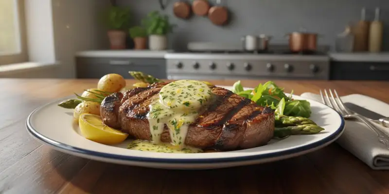 Entrecôte Grillée au Beurre Maître d'Hôtel