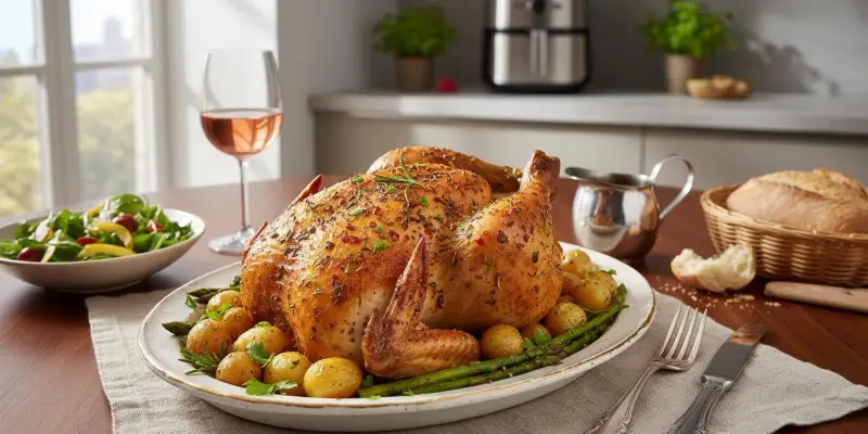 Poulet Rôti aux Herbes au Airfryer Cosori