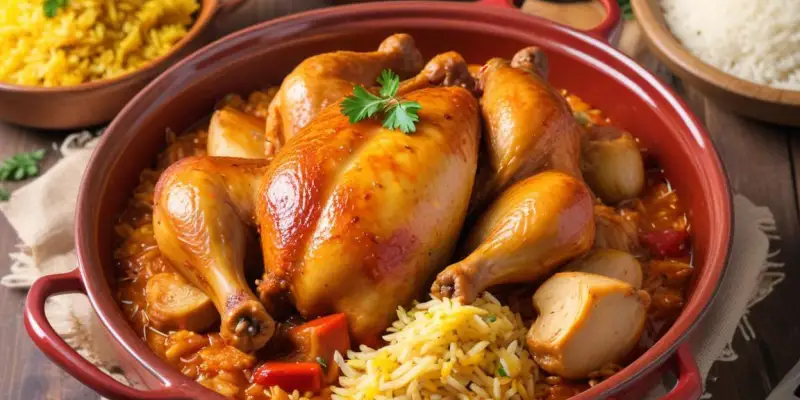 Poulet Basquaise Traditionnel au Riz
