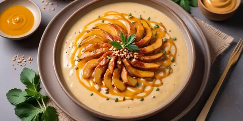 Chou-fleur rôti aux épices et sauce tahini